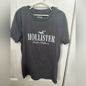 Hollister XXS logo tshirt grey